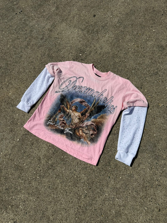 Diamonté double layered shirt